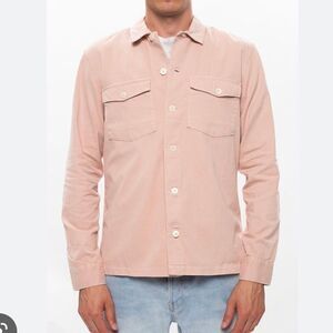 ALL SAINTS Spotter Pink Button Down Casual Long‎ Sleeve Shirt Sz XS